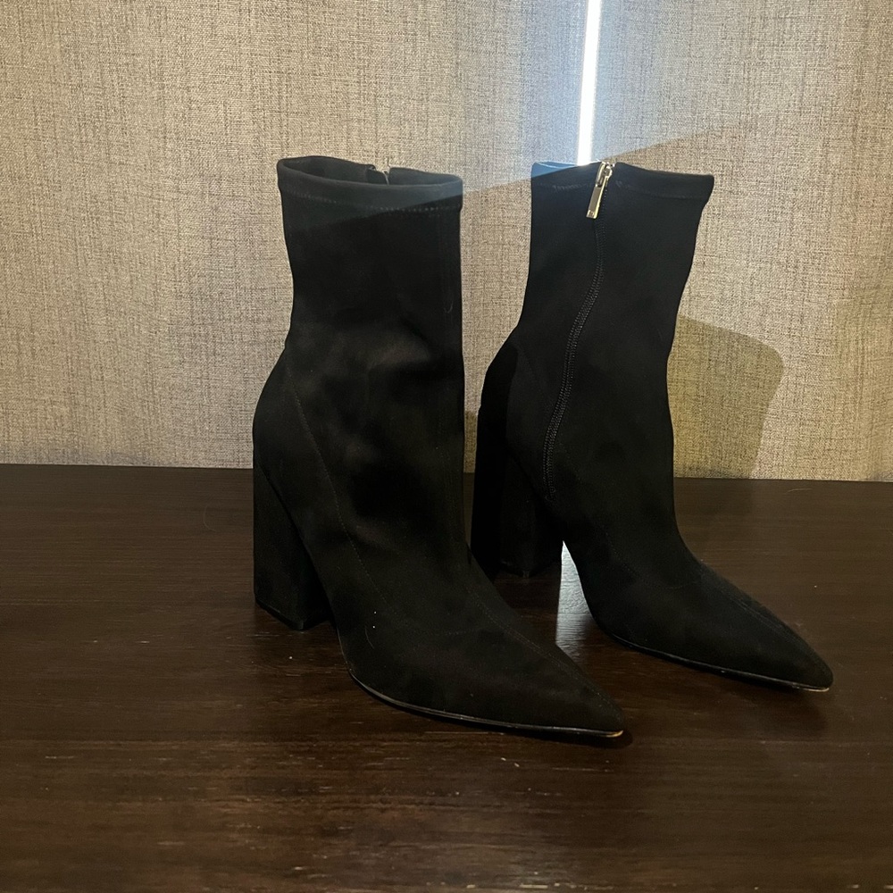 Marc Fisher Larry Suede Pointed Toe Boot - image 4